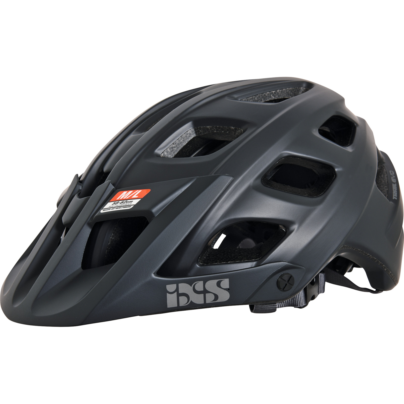iXS Velohelm Trail EVO MIPS schwarz, 58-62