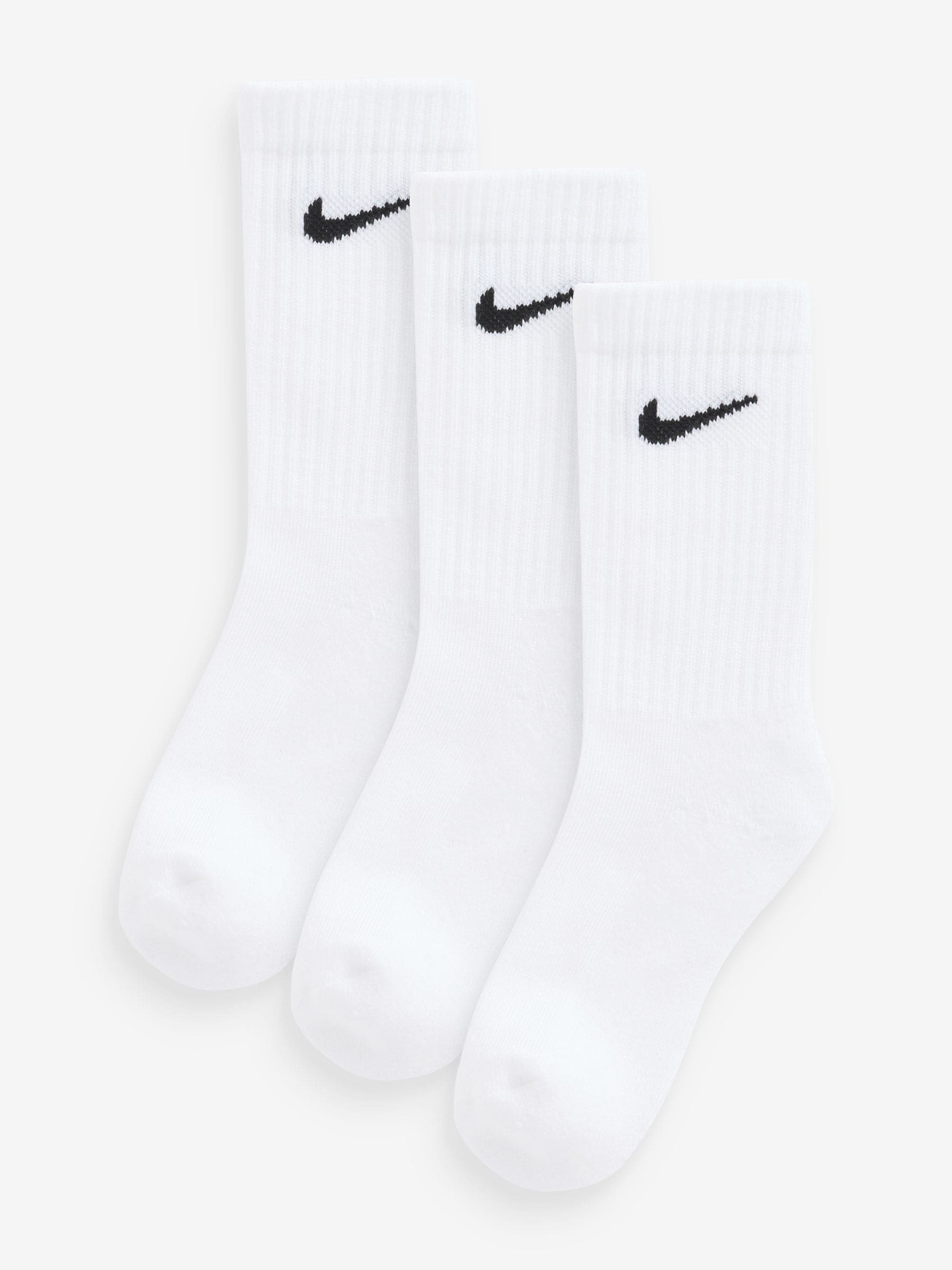 Wit - Nike Little Kids sokken verpakking van 3