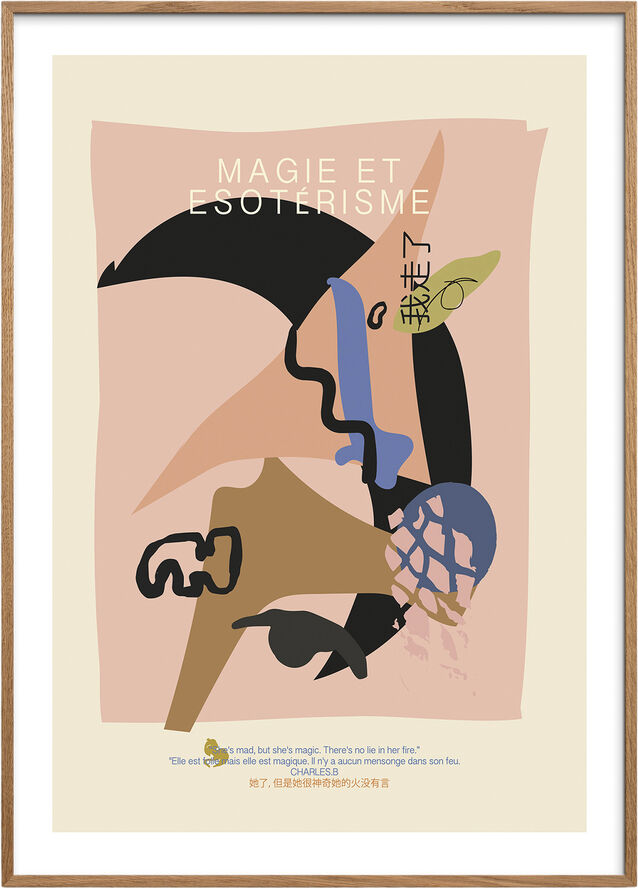 Poster & Frame Magie Flerfarvet
