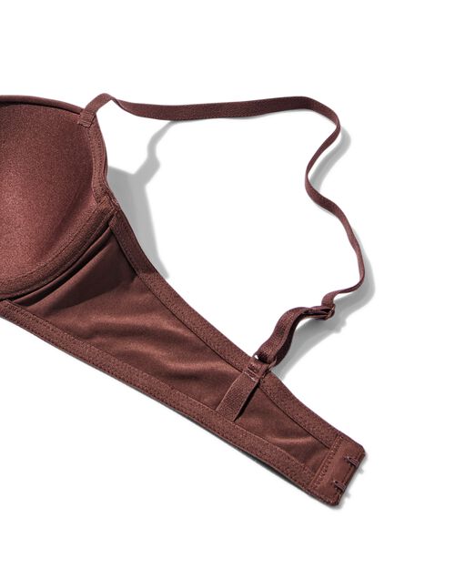 soutien-gorge préformé avec armatures micro recyclé  marron foncé