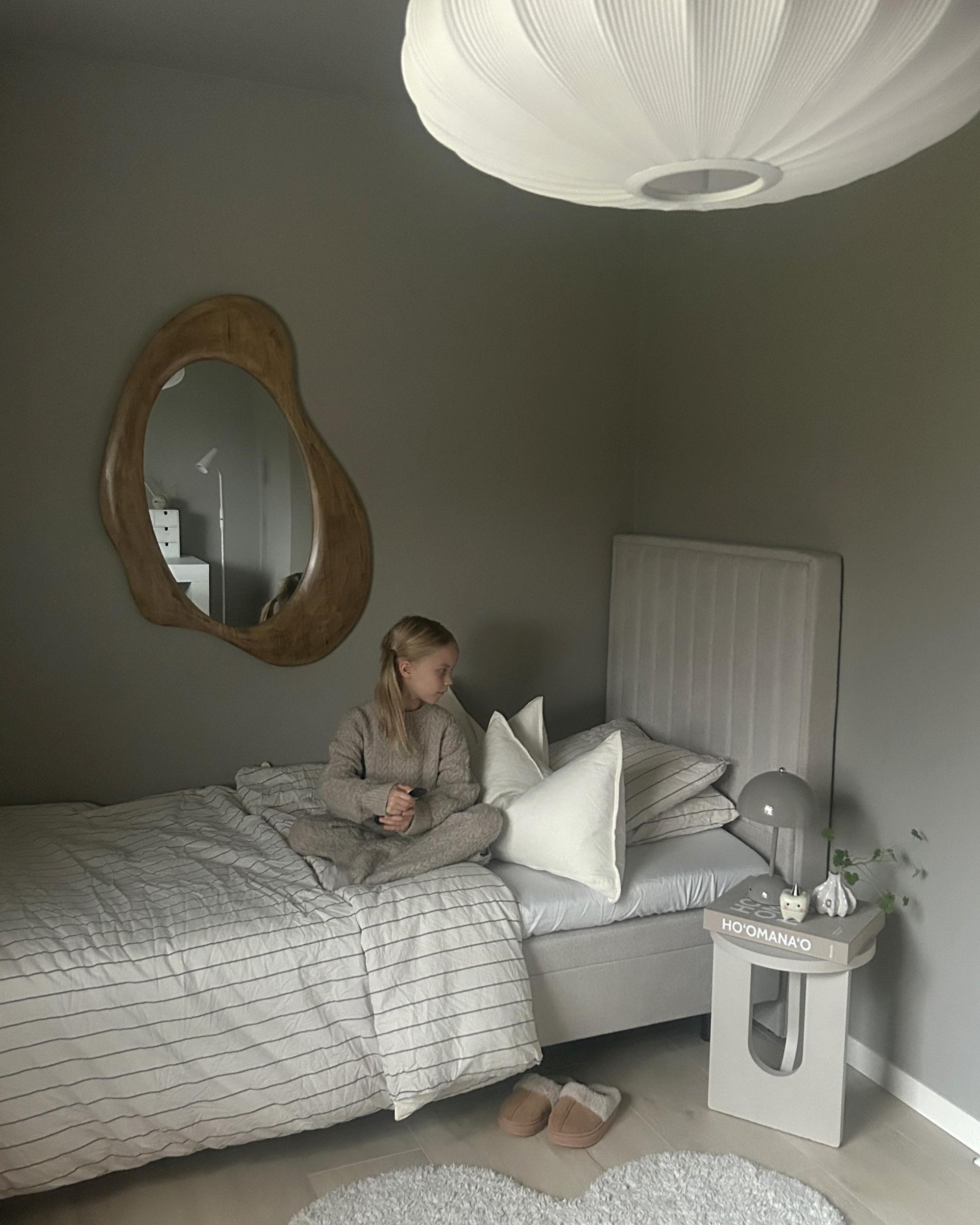 Verstelbaar bed Stof CASTELLAN 90 x 200 cm Lichtbeige