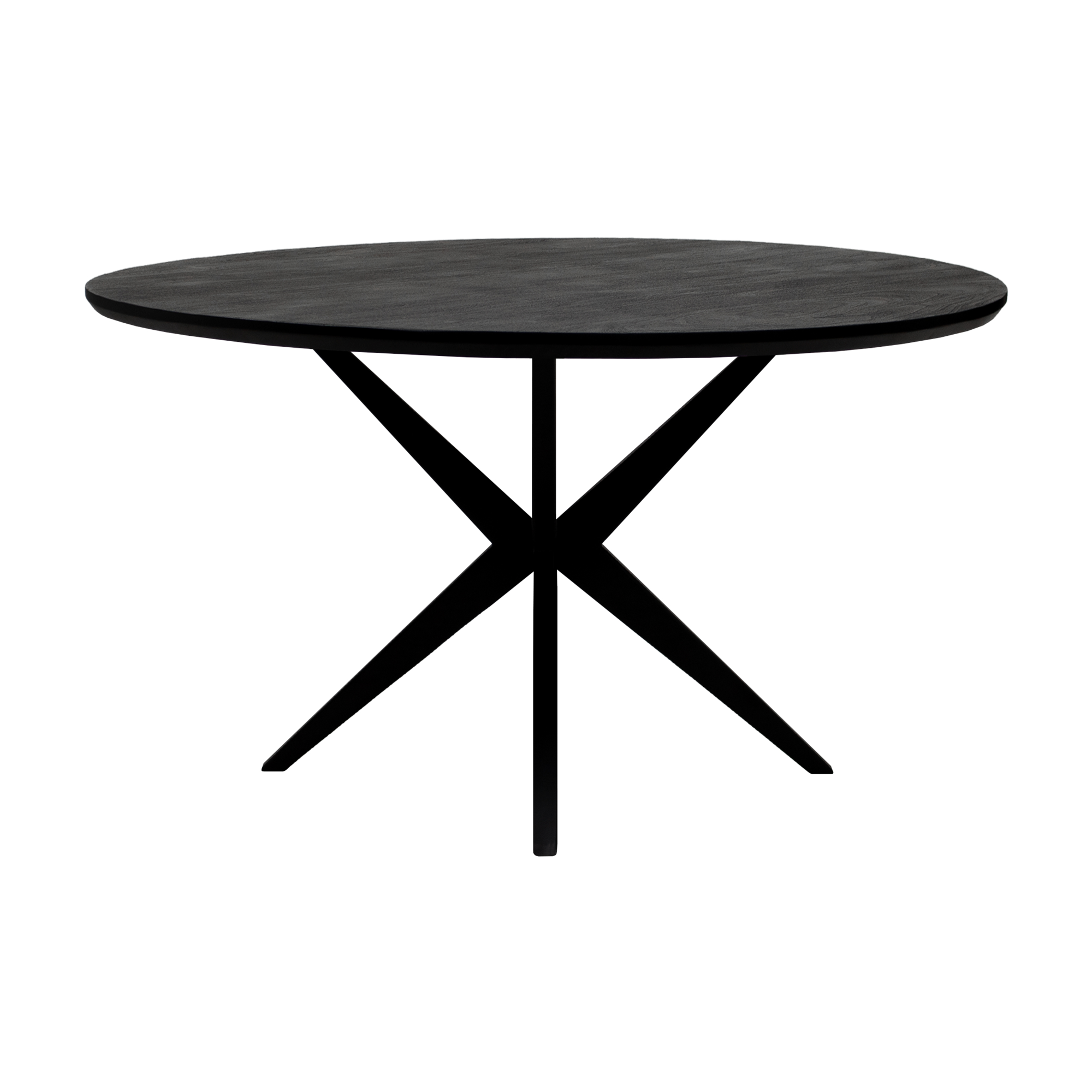 Kick tafel Havard - rond 140cm zwart