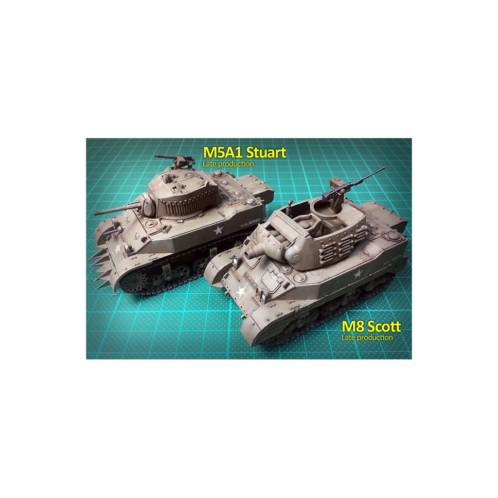 M8 Scott / M5A1 Stuart