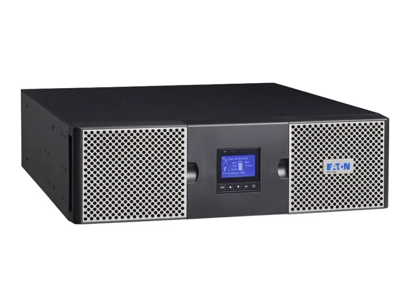 Eaton 9PX 3000i RT3U - UPS (stativ-monterbar / ekstern) - AC 200/208/220/230/240 V - 3000 Watt - 3000 VA - 1-faset - RS-232, USB - output-stikforbindelser: 10 - PFC - 3U