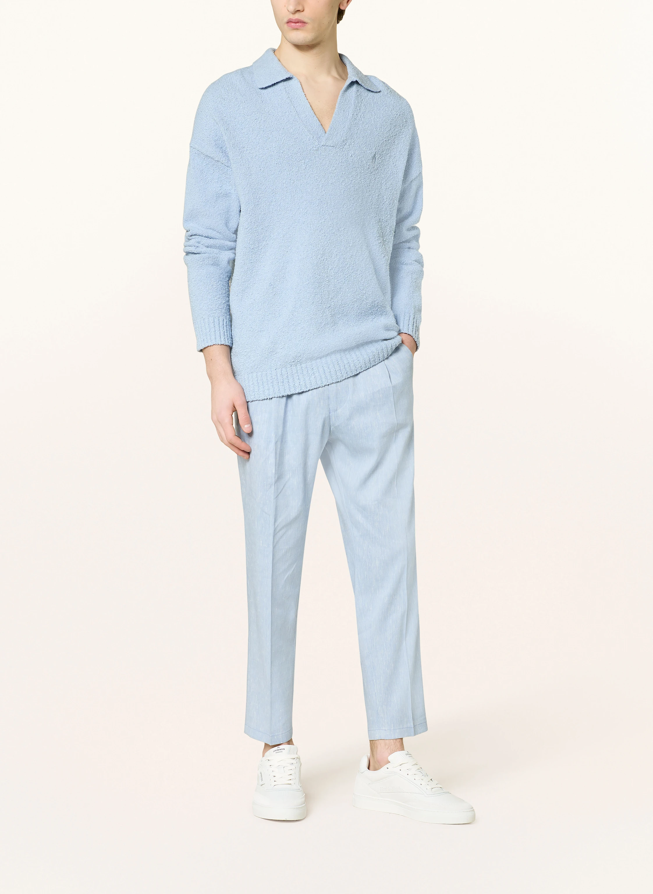 DRYKORN Anzughose CHASY Extra Slim Fit mit Leinen
