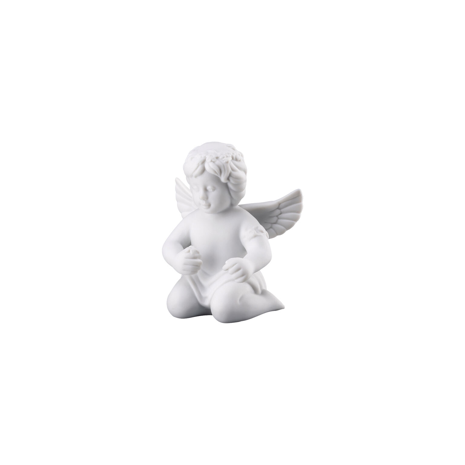 Angels Weiss matt Engel mit Malerpalette