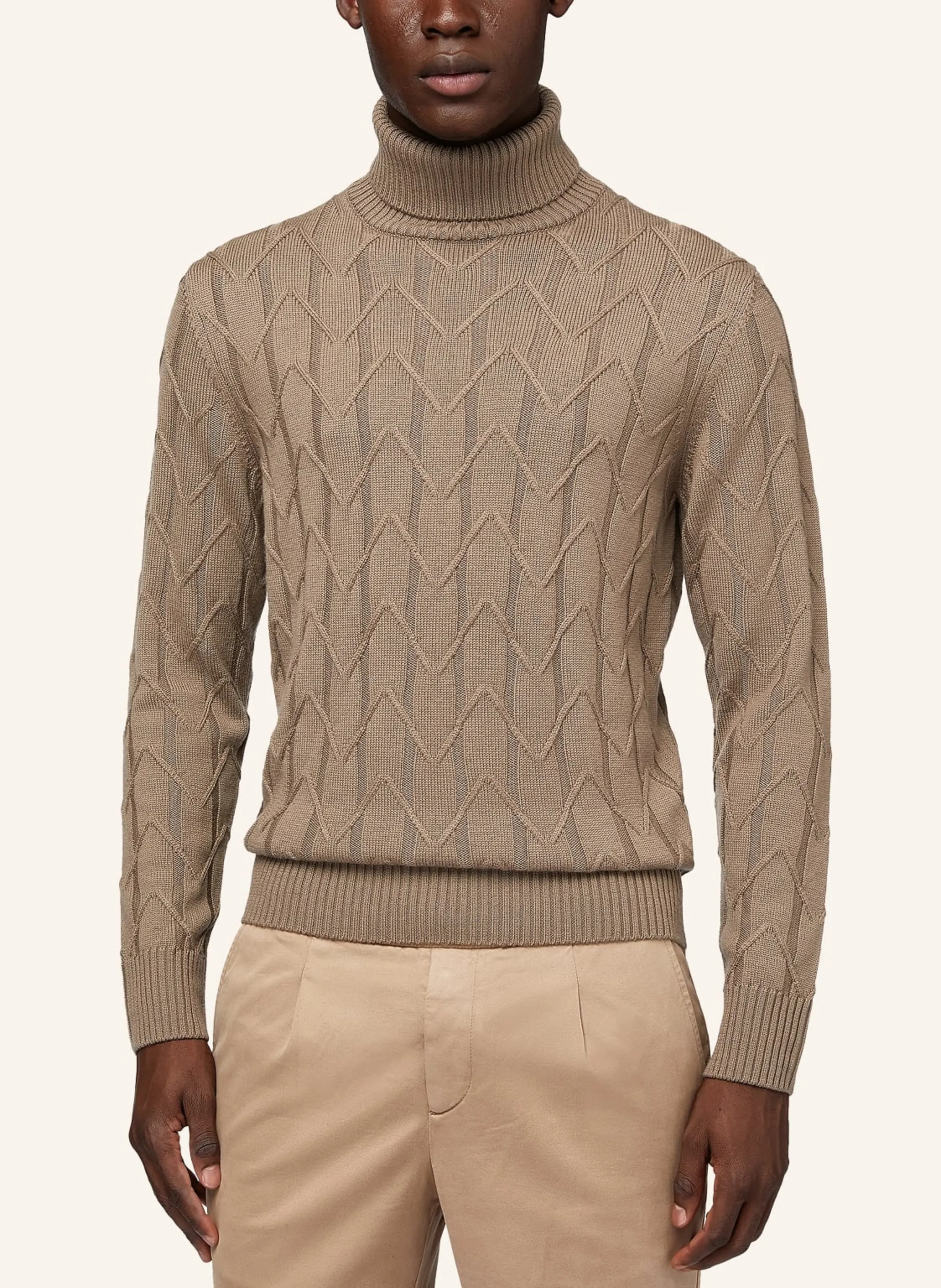 BOGGI MILANO Rollkragenpullover