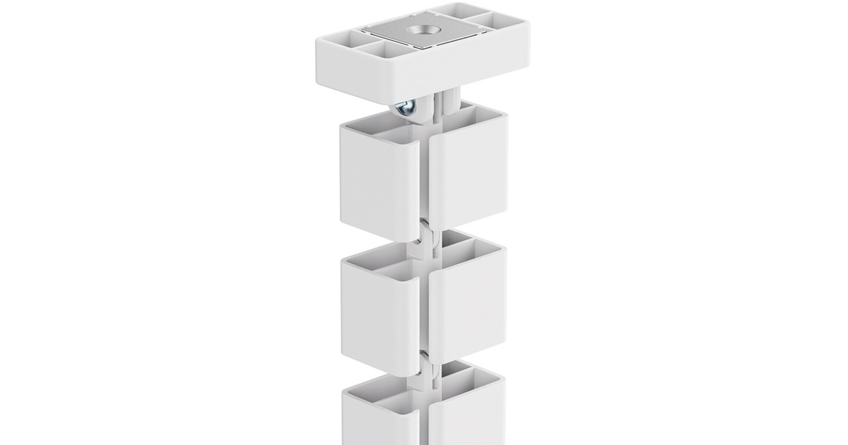 NeomountsADS06-132WH Kabelgeleider - magnetische bevestiging - universeel kabelgeleiding  (Wit)
