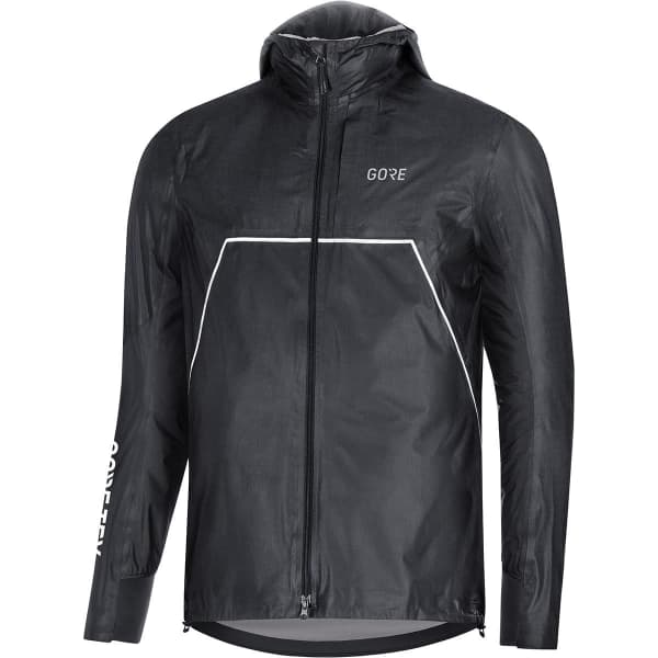 Veste running GORE R7 GORE-TEX SHAKEDRY TRAIL HOODED JKT BLACK