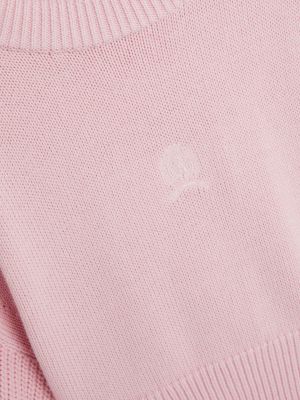 Suéter cropped canelado Crest REPREVE