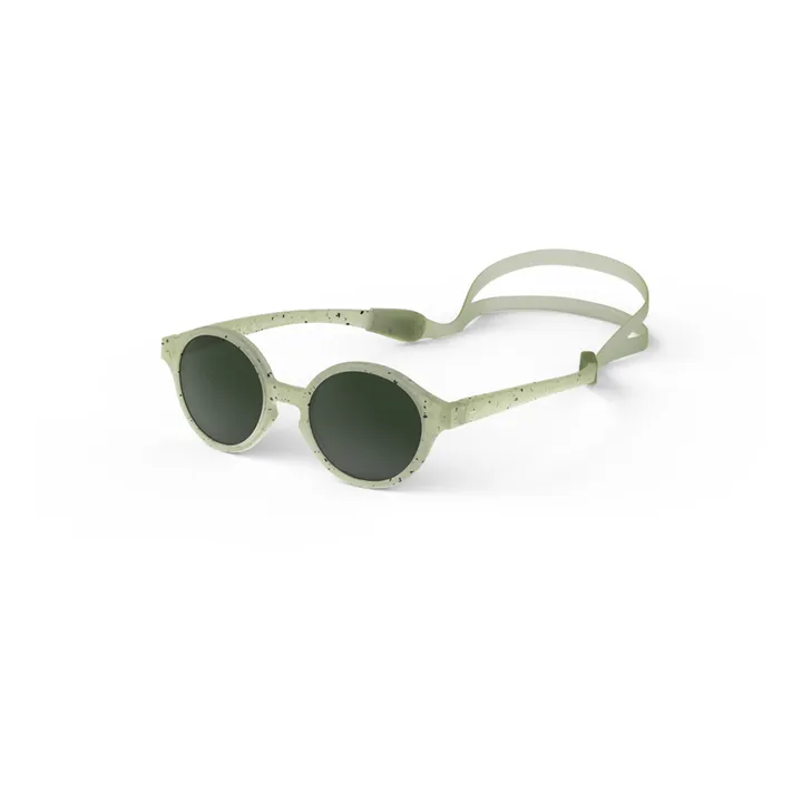 IZIPIZI Lunettes de Soleil #B Effet Moucheté Bébé | Vert d'eau