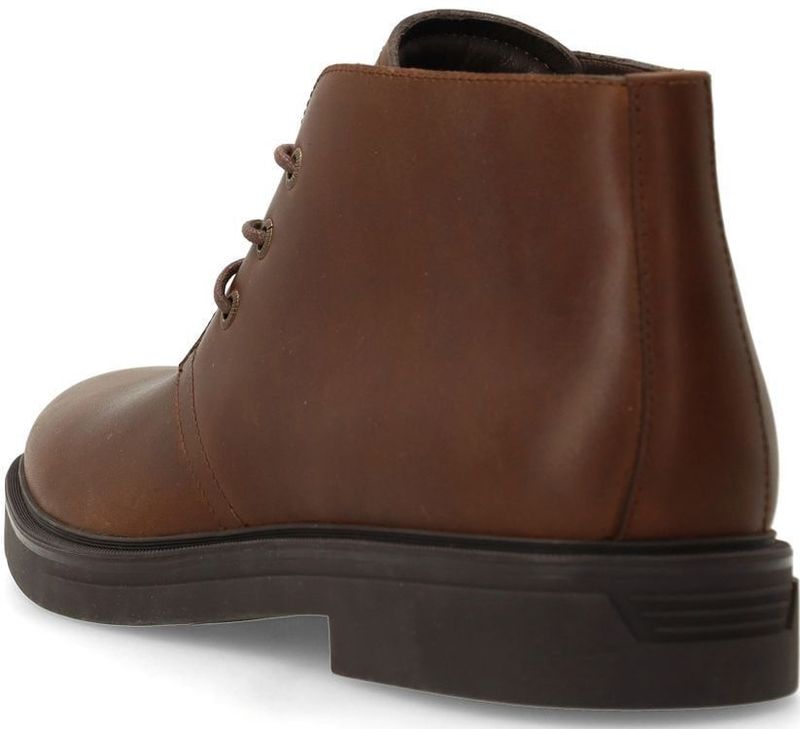 Manfield - Veterboots - Bruin - Leer
