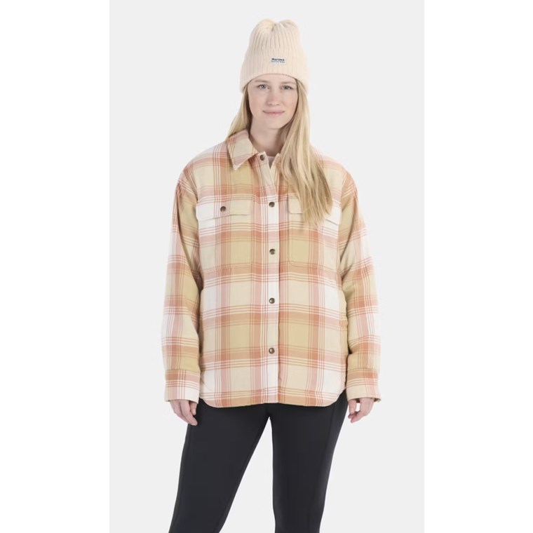 Marmot W Ridgefield SherpaFlannel jacket Cream/White