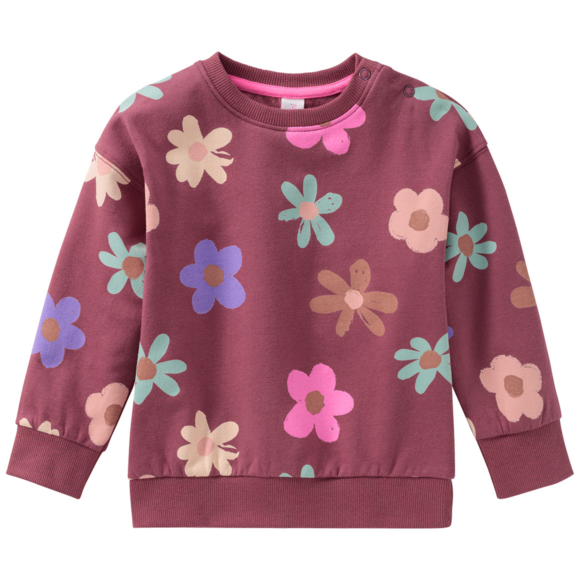 Topomini Baby Sweatshirt und Leggings im Set dunkellila