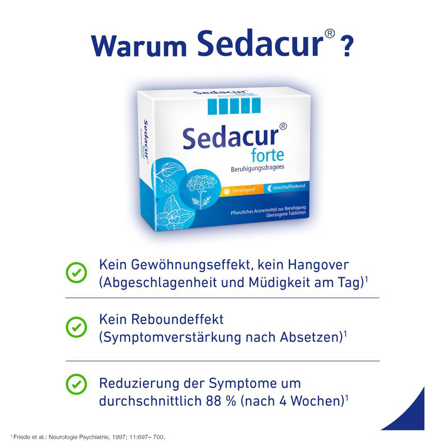 Sedacur forte bei Einschlafstörungen & Unruhezuständen