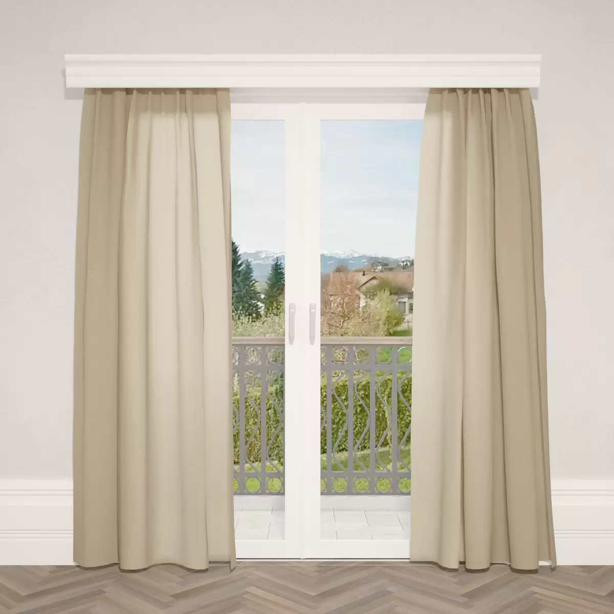 Nachtvorhang Aspect Linen Beige