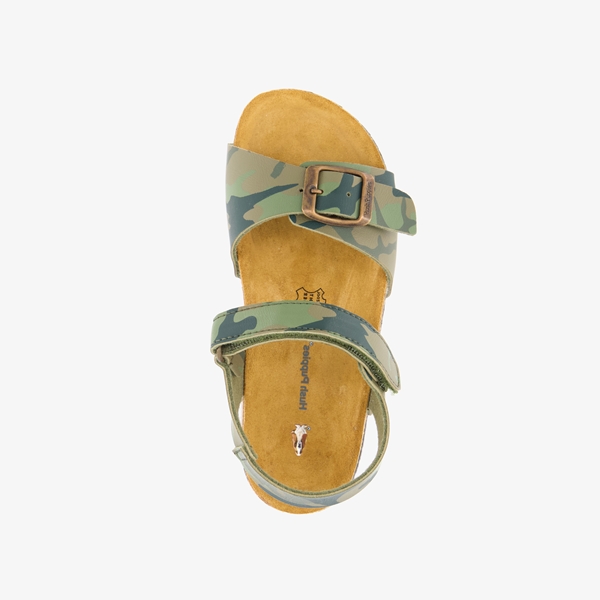 Hush Puppies jongens bio sandalen camouflageprint