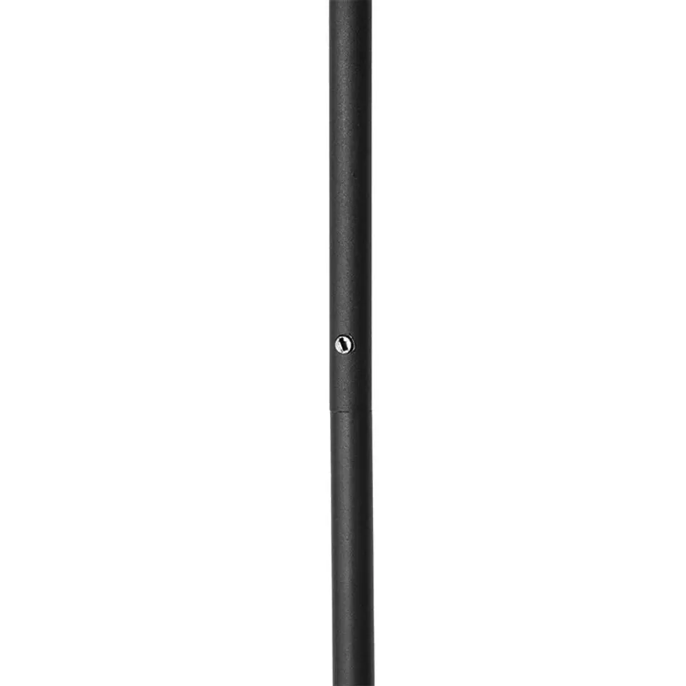 Qazqa vloerlampen jeana zwart gu10