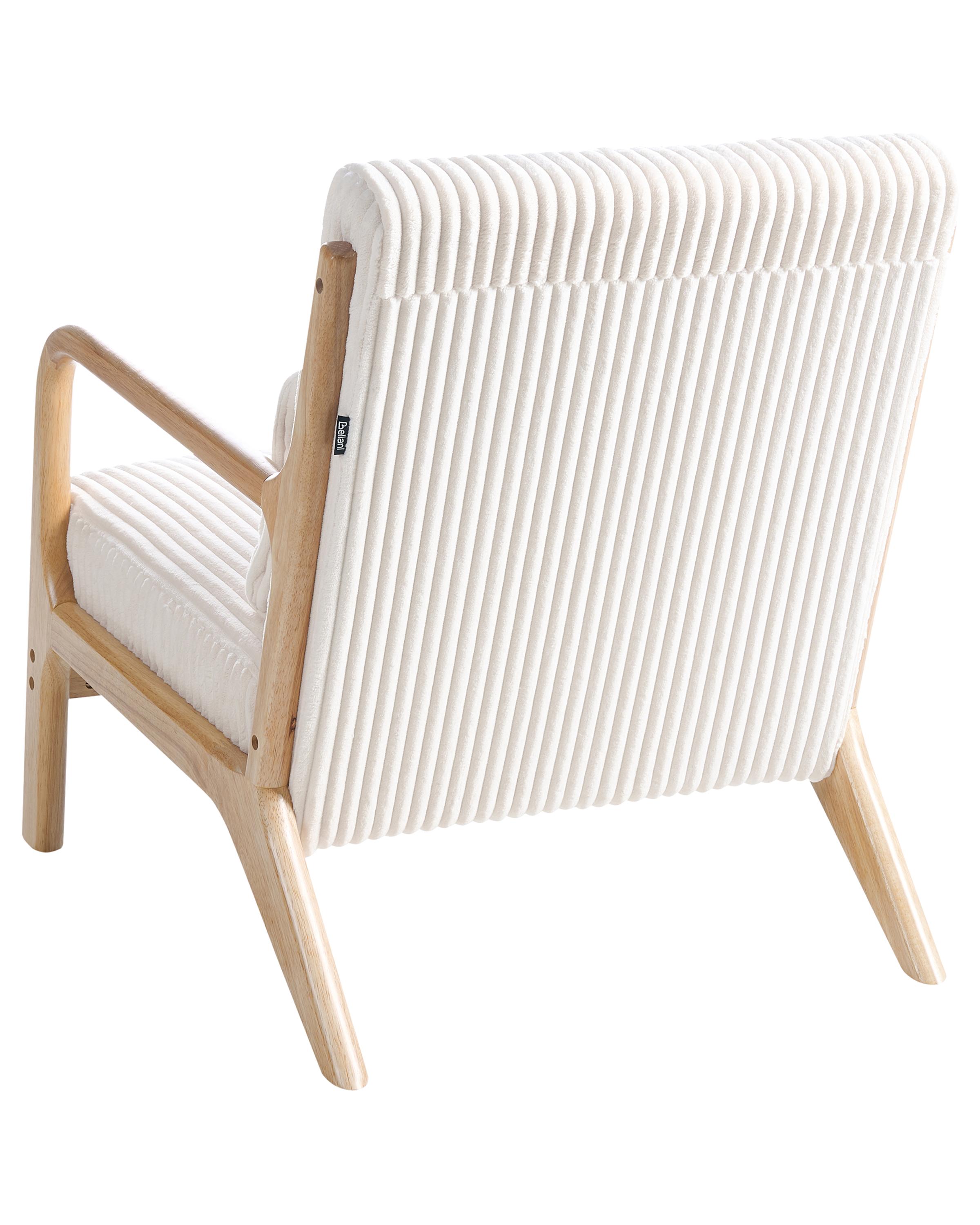 Fauteuil SORSELE Corduroy Wit