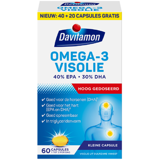 Davitamon Compleet Omega 3 Visolie 60CP