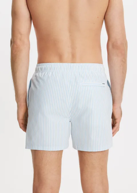 Zwembroek met strepen blauw (BLW)