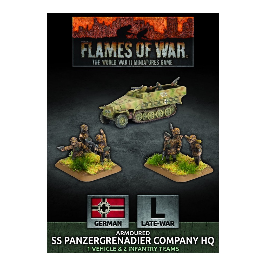 Flames of War - Armoured SS Panzergrenadier Company HQ