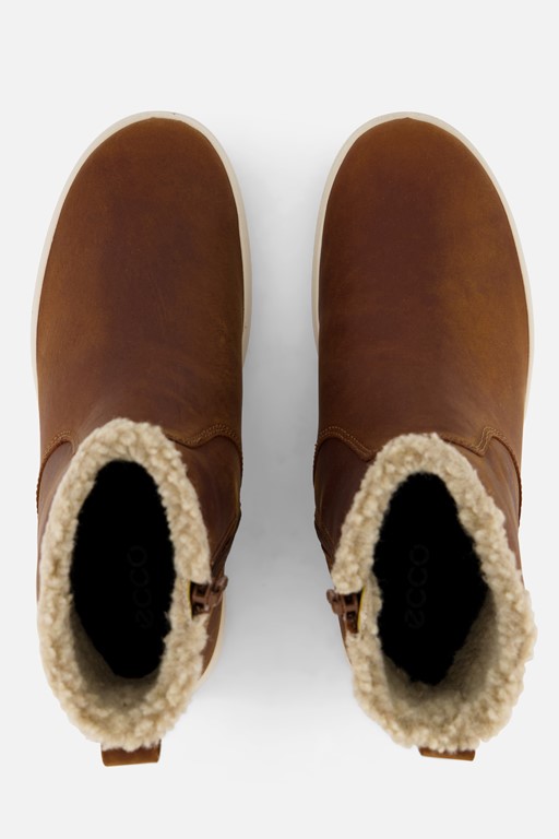 Ecco Soft 7 Tred W Enkellaarsjes cognac Nubuck