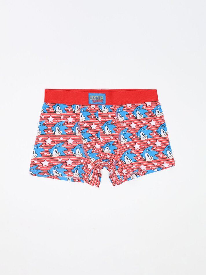 Cuecas Boxer Sonic - Pacote com 3 unidades - Cores variadas