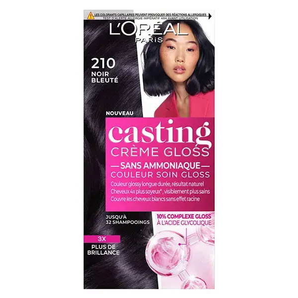 L'Oréal Paris Gloss Coloração para Cabelo 210 Preto Azulado