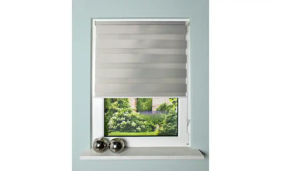 Kettenzugrollo Grau 80 cm