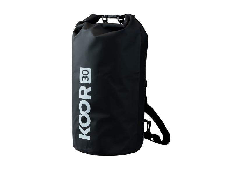 KOOR Dry Bag Zaaino Schwarz 30 l Wasserdichter Schwimmsack