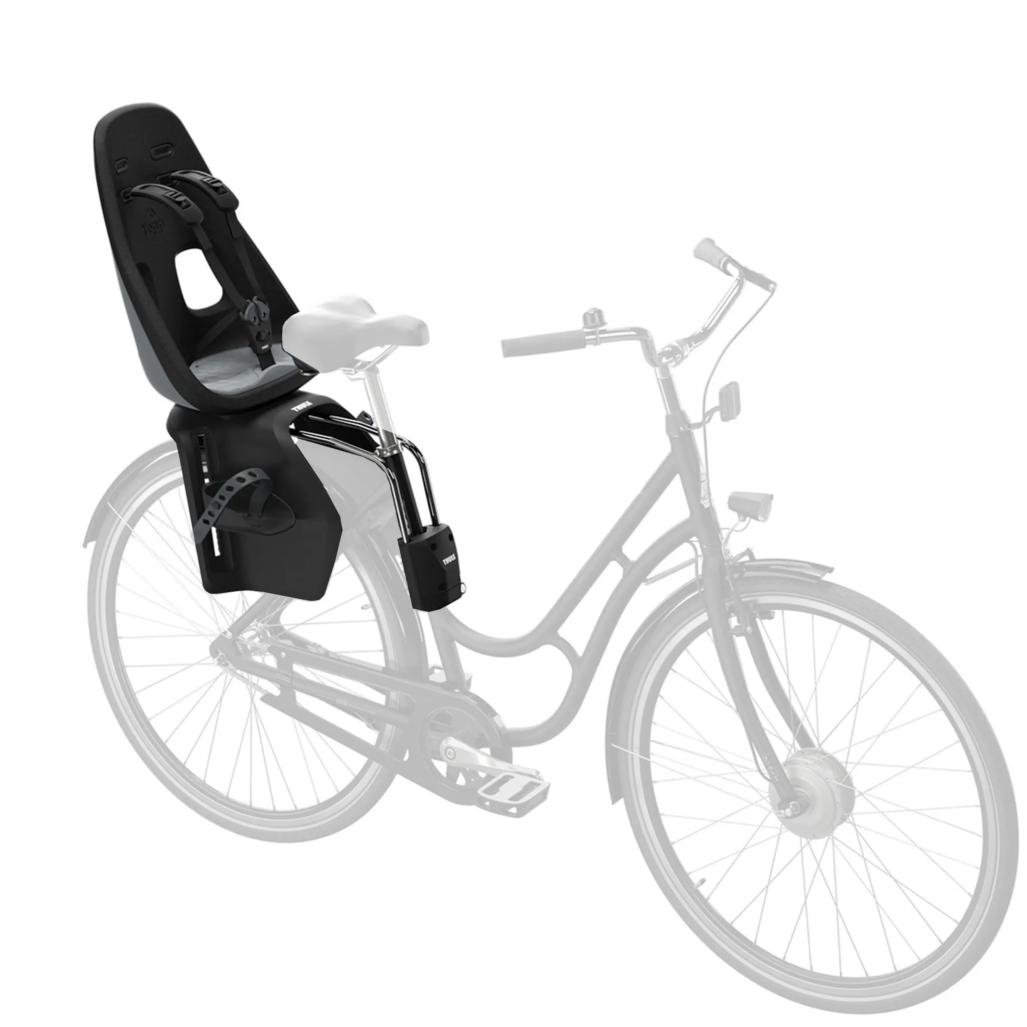 Thule Siège Vélo Yepp Nexxt Maxi - Gris Monument