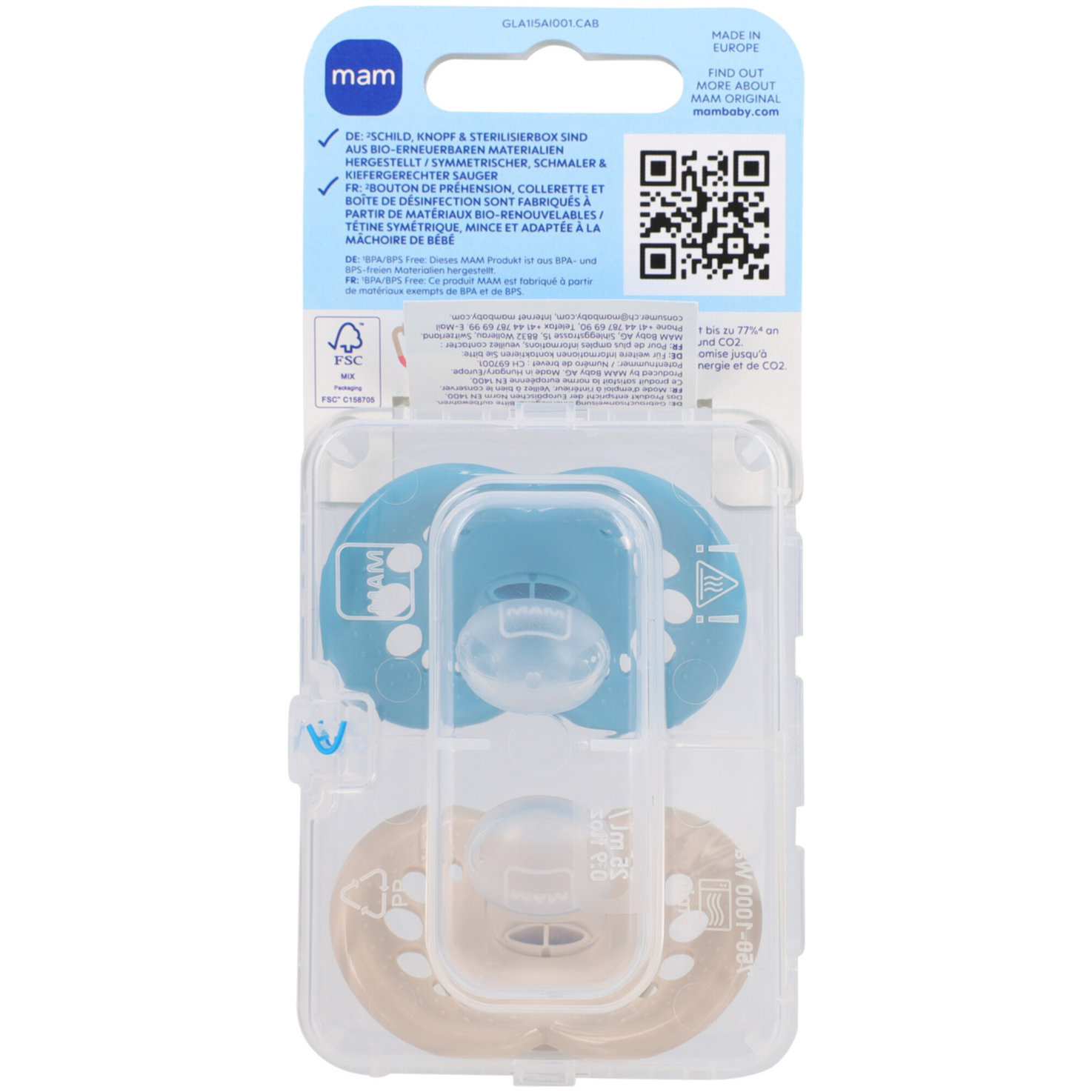 Mam Original Nuggi 6-16m,Boy