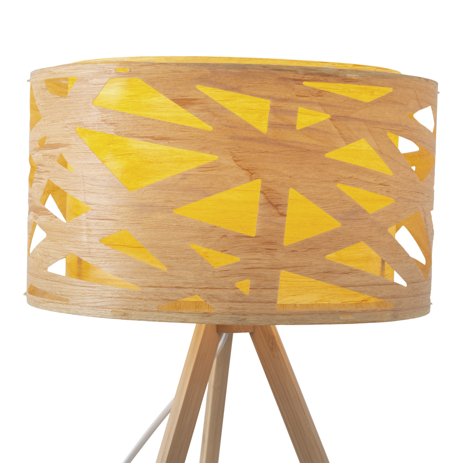 Tischleuchte FINJA - natur - Bambus - 55 cm hoch
