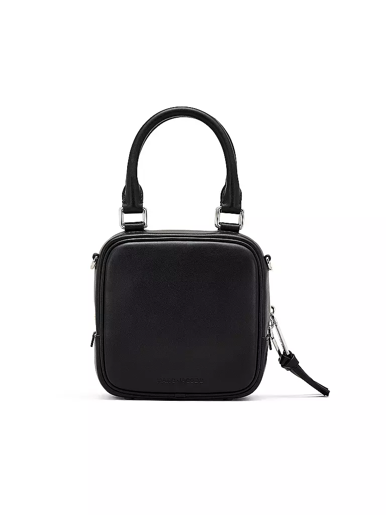MARC JACOBS Ledertasche - Mini Bag THE CUBE  schwarz
