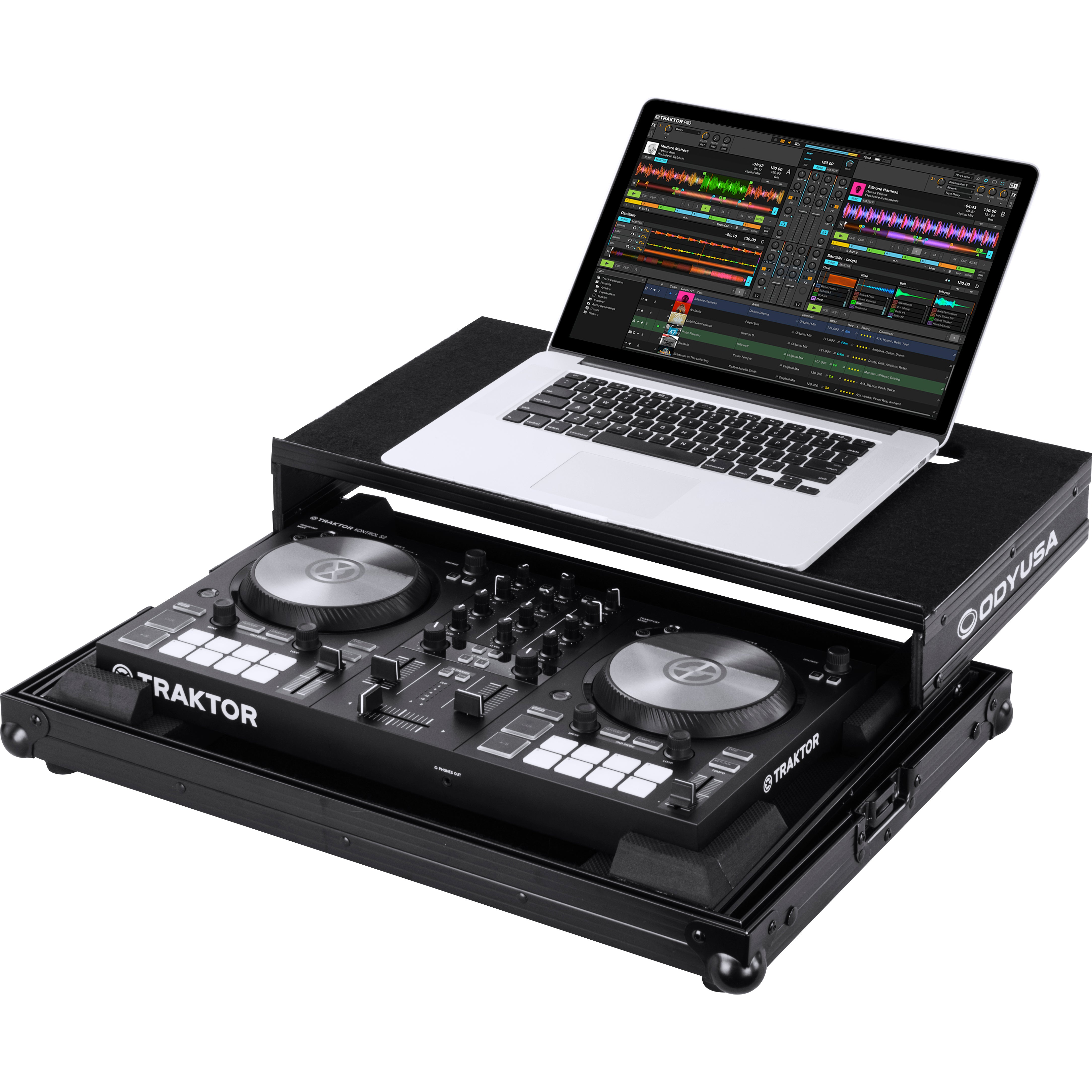 Odyssey FRGSTKS2MK3BL case voor Traktor Kontrol S2 MK3 zwart