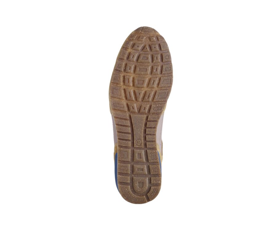 Sneakers homme Velours Camel - CANBERRA II