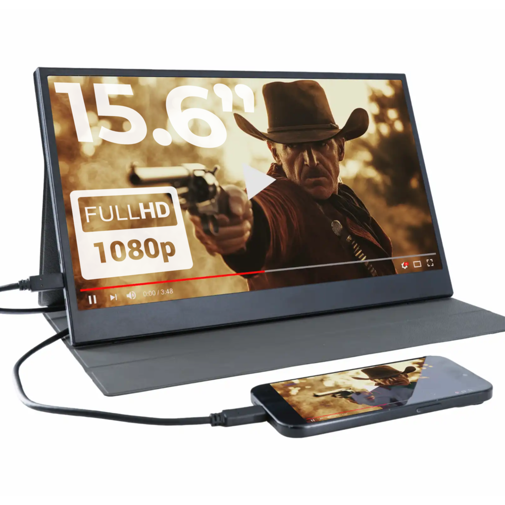 Denver PMO15604 Full HD Portable Monitor - 15.6 inch