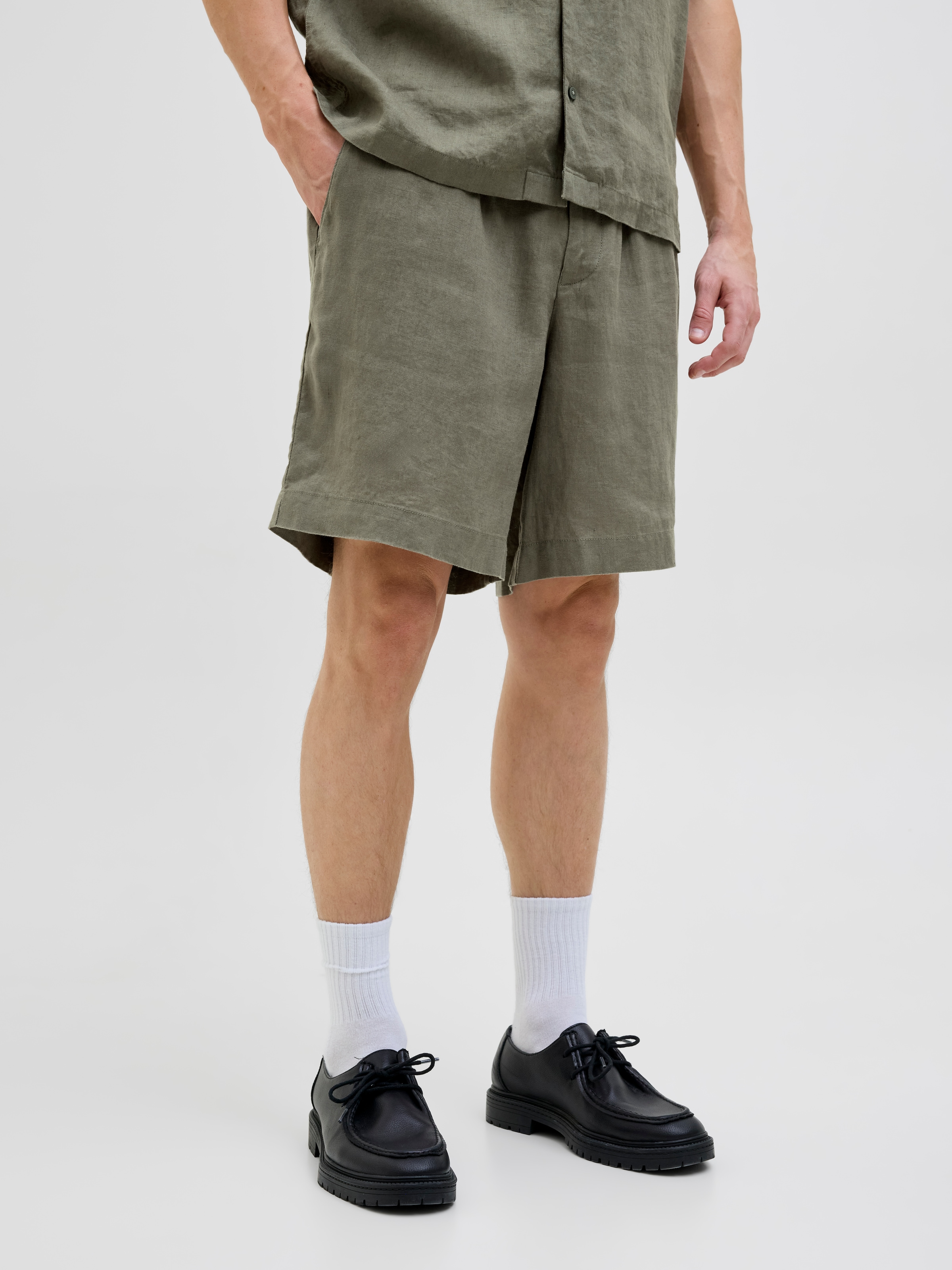 Jack & Jones Shorts »JPSTBILL LAWRENCE LINEN SHORTS SRT LN«