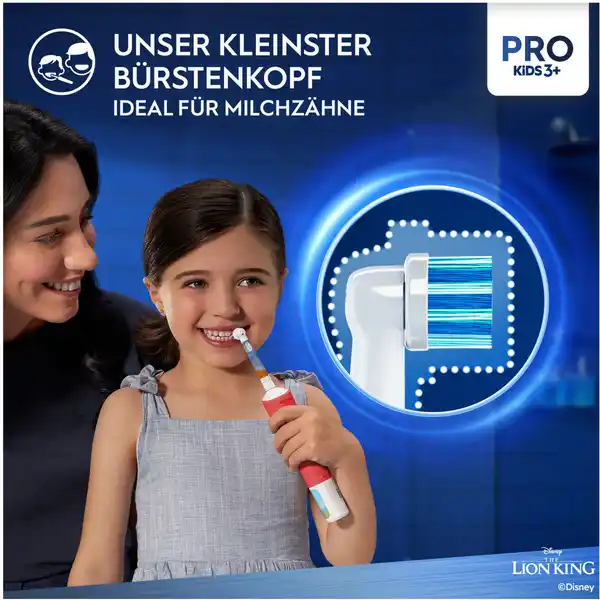Aufsteckbürsten König der Löwen 4 St.