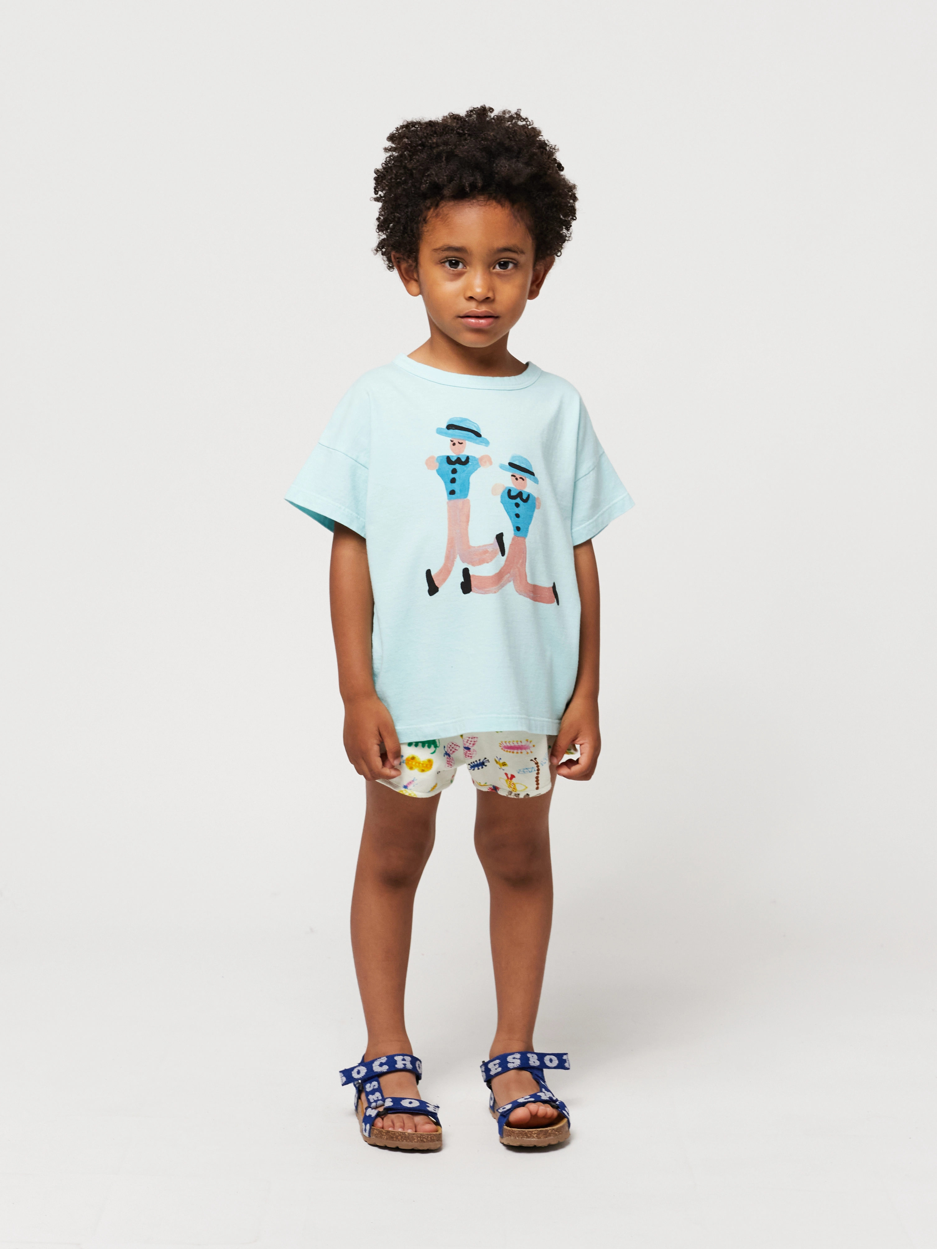 T-Shirt DANCING GIANTS in light blue