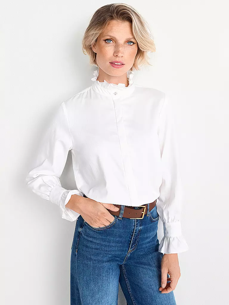 RICH & ROYAL Blusenshirt weiss