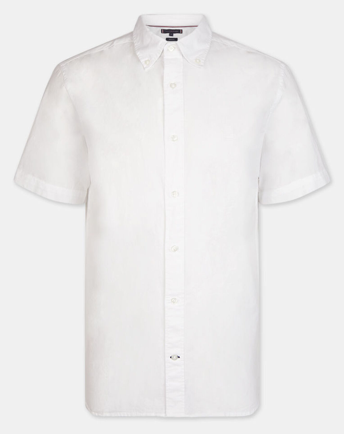 Tommy Hilfiger Chemise regular en Popeline 100% Coton Bio blanche