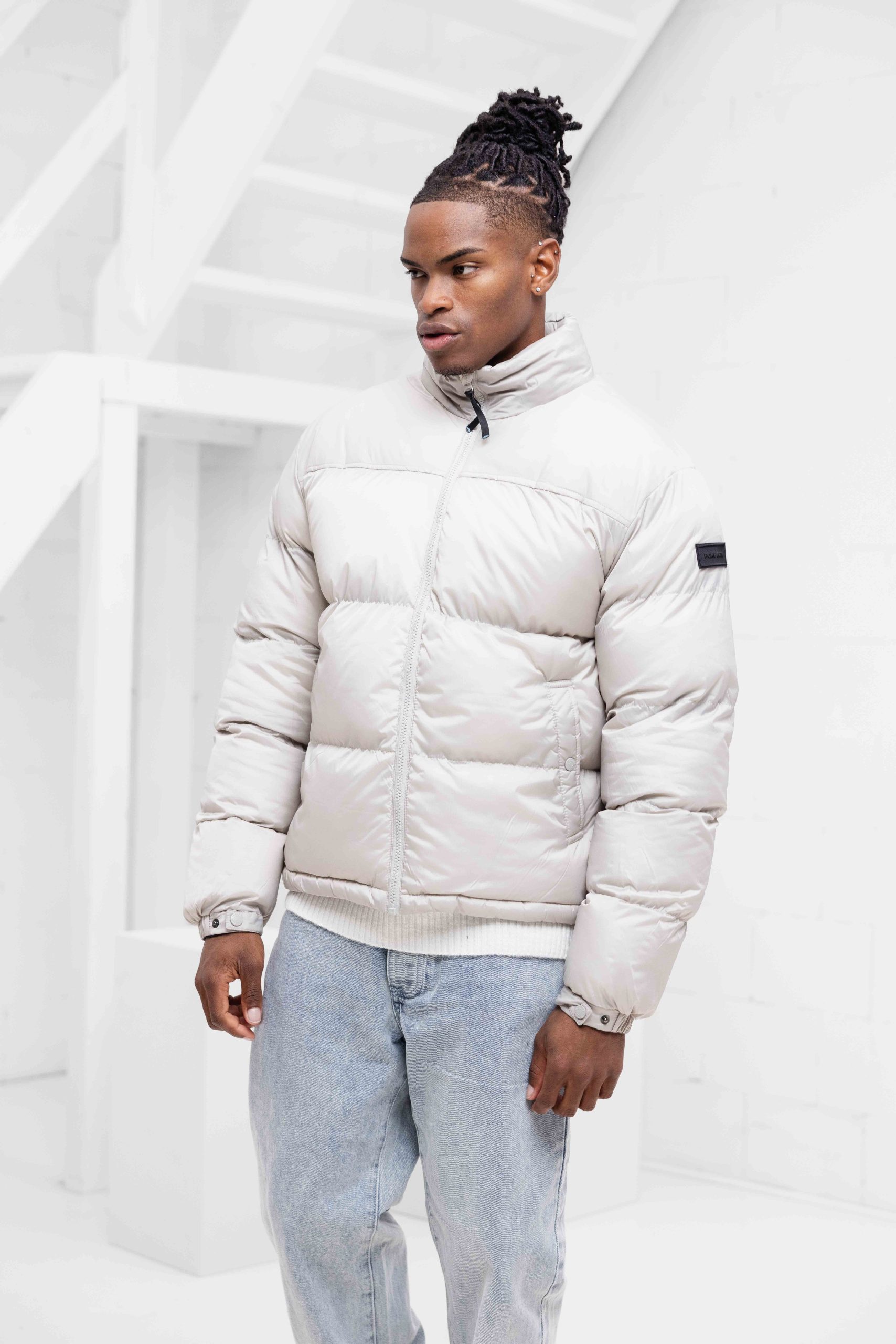 Pure Path Ripstop Winterjas Heren Beige