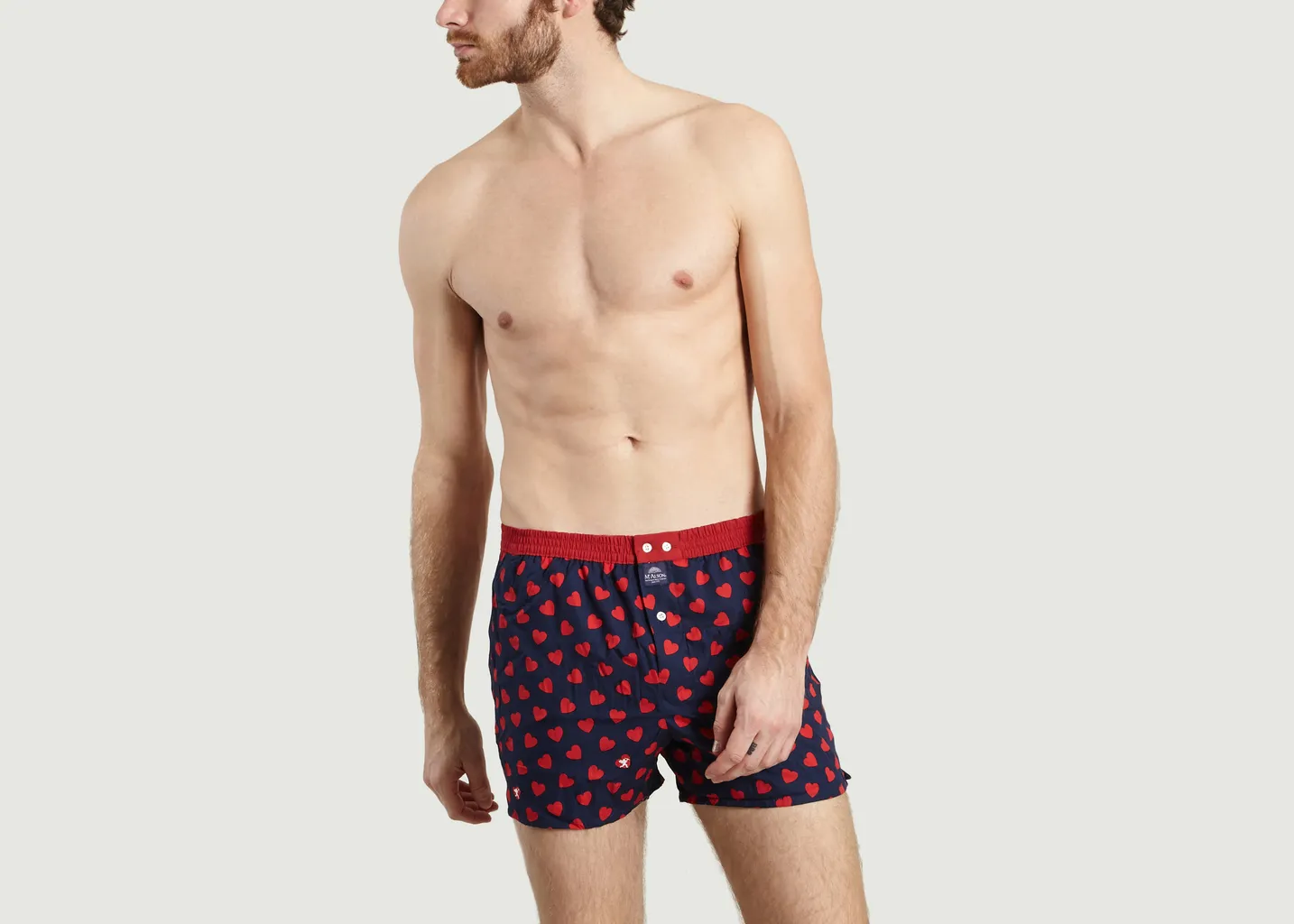Caleçon Coeur Rouge Mc Alson