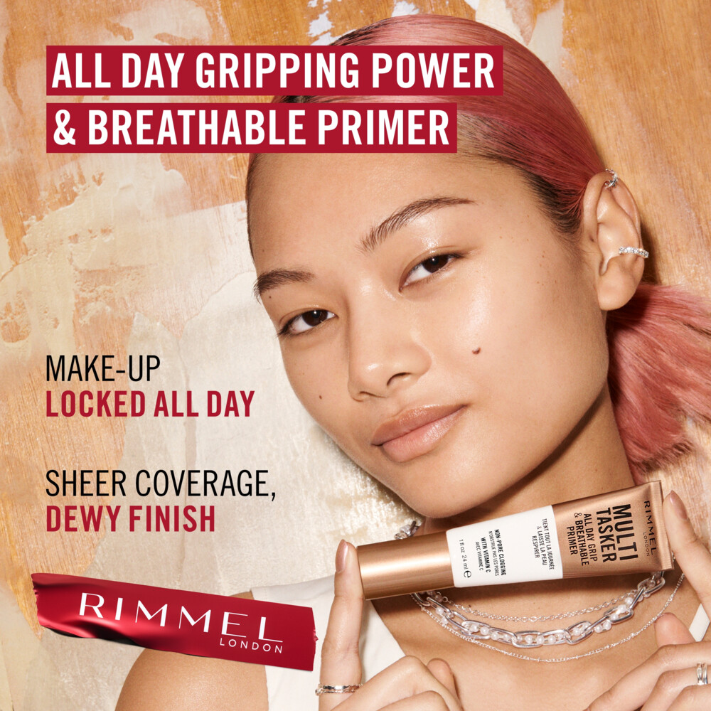 Rimmel Multi-Tasker All Day Grip & Breathable Primer Transparant24 ml