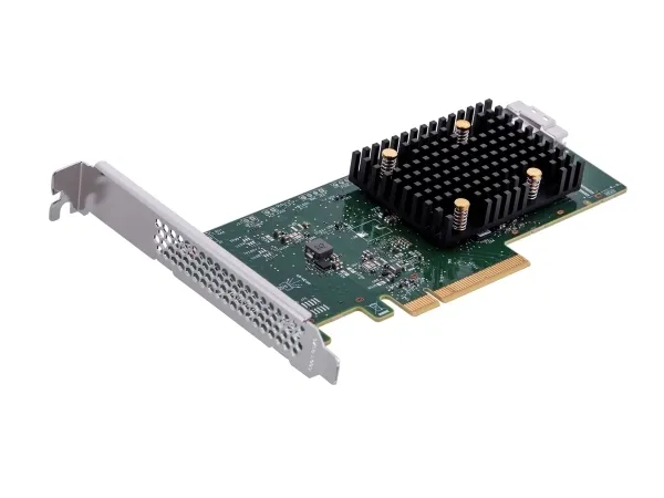 Broadcom HBA 9500-8i, PCIe, SAS, SATA, Fuld højde/ lav profil, Grøn, Grå, 5000000 t, Australia/New Zealand (AS/NZS CISPR 22), Canada ICES-003 Class B, CE Europe (EN55022/EN55024),...