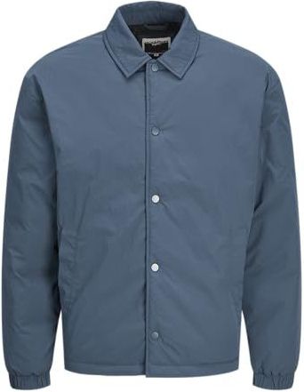 JACK&JONES JCOROSS Padded Coach Jacket Jacket Jas, Midnight Navy, L, midnight navy, L