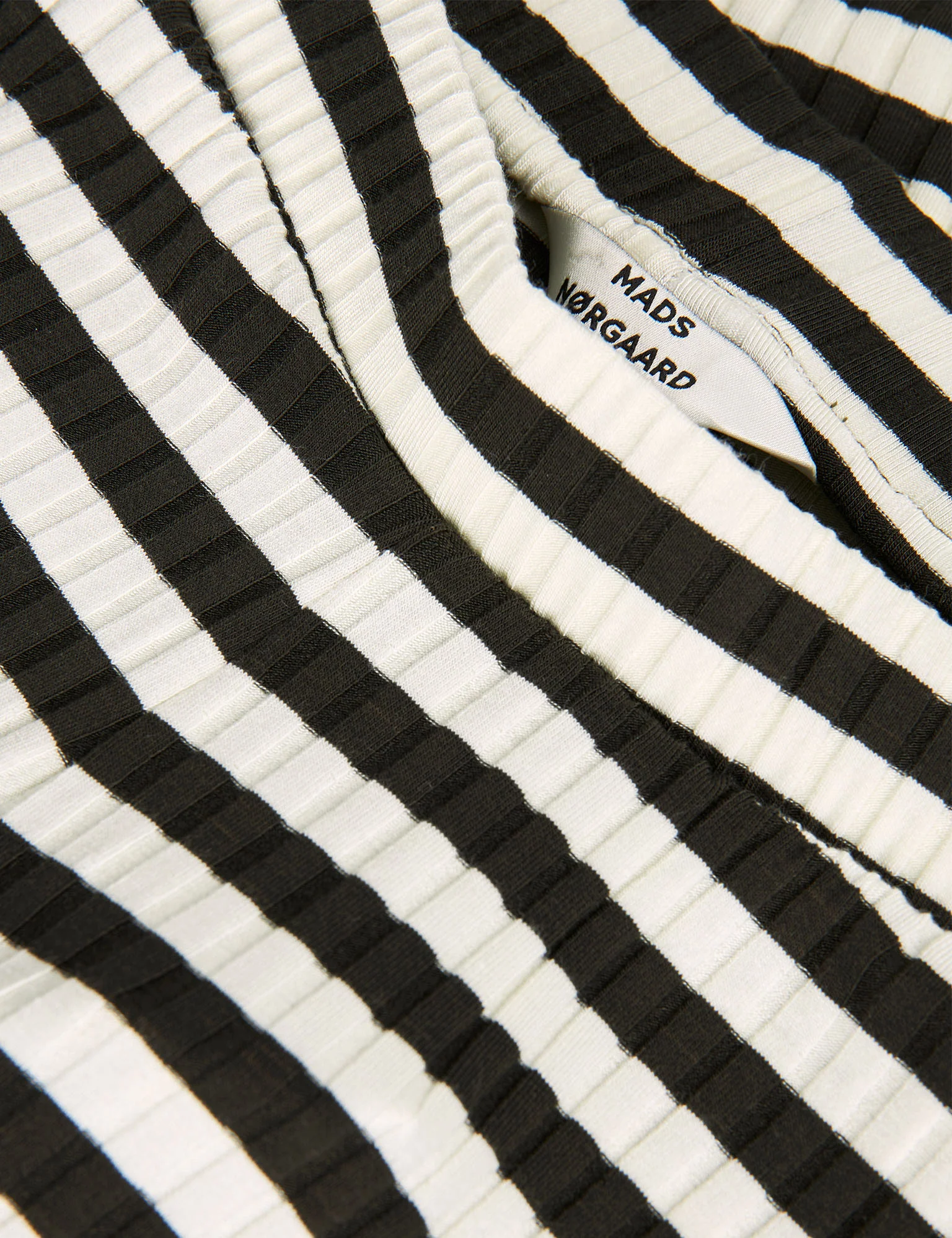 Mads Nørgaard  5X5 Stripe Lonnie bukser - Rosin/Vanilla Ice