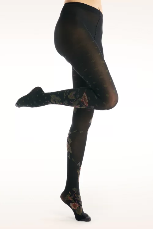 Fil de Jour Liseron panty in zwart